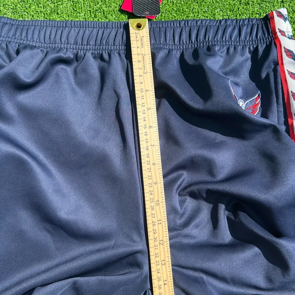 Washington Capitals Stripe Logo Jogger Track Pants Men’s 2XL FOCO NHL NWT Navy - Picture 11 of 14